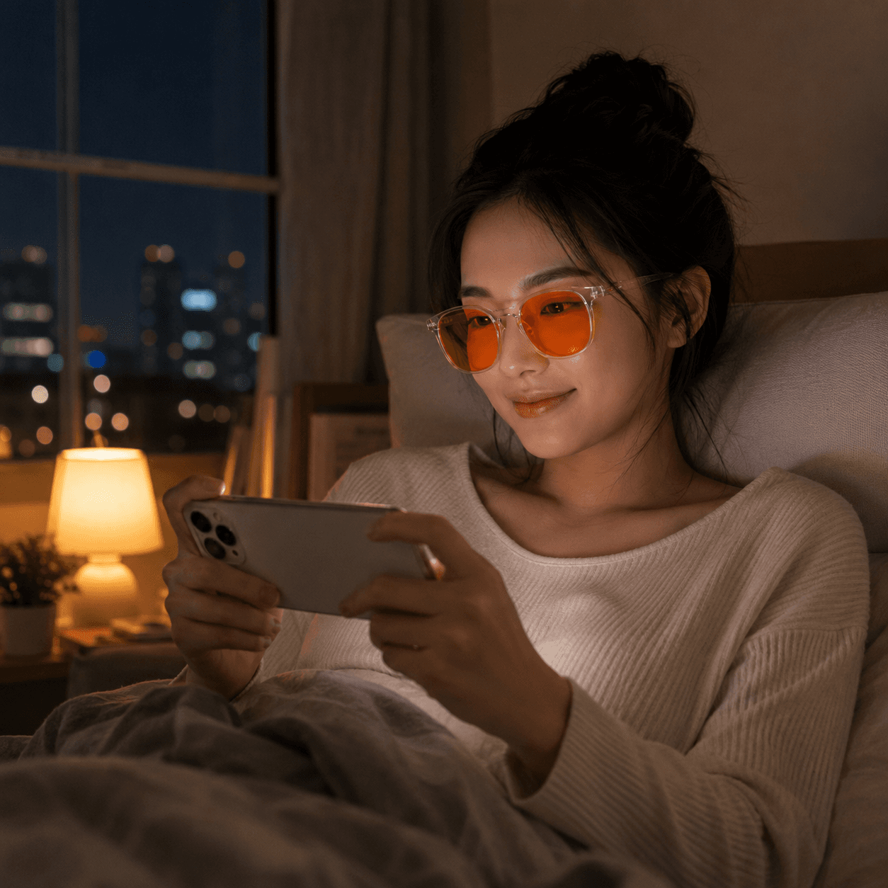 Người thường dùng điện thoại / TV buổi tối